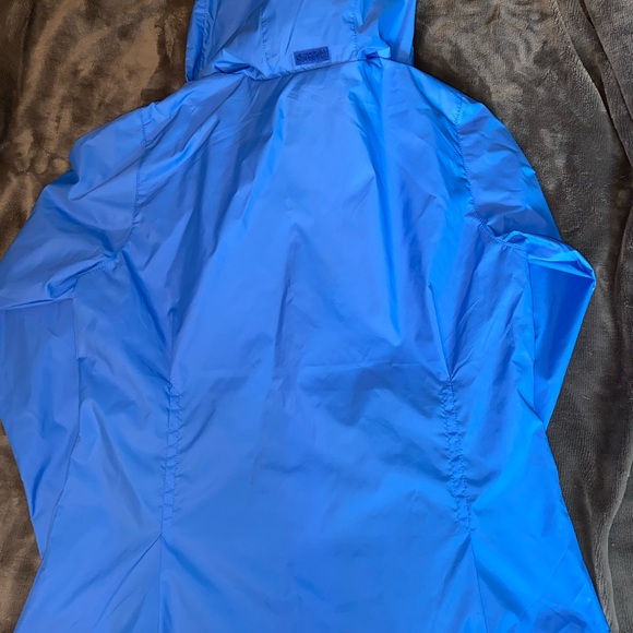 Columbia Womens Light Blue Packable Rain Jacket Size MD - Picture 3 of 8